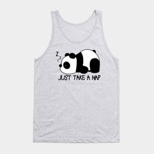 Just take a nap cute panda Tank Top